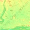 Topografische kaart Barpeta, hoogte, reliëf