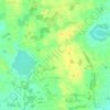 Topografische kaart Kroszewo, hoogte, reliëf