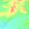 Topografische kaart Scottville, hoogte, reliëf