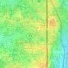 Topografische kaart Marcelo Green, hoogte, reliëf
