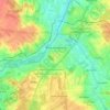 Topografische kaart Rawa Mazowiecka, hoogte, reliëf