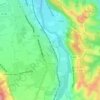 Topografische kaart Gurmençon, hoogte, reliëf