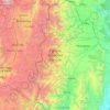 Topografische kaart Parque Nacional Sangay, hoogte, reliëf