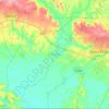 Topografische kaart Odogbolu, hoogte, reliëf