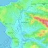Topografische kaart Berango, hoogte, reliëf