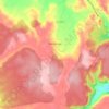 Topografische kaart Sotodosos, hoogte, reliëf