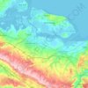 Topografische kaart Swale, hoogte, reliëf