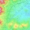 Topografische kaart la Clota, hoogte, reliëf