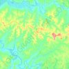 Topografische kaart Ibitiruna, hoogte, reliëf