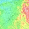 Topografische kaart Cheshire East, hoogte, reliëf