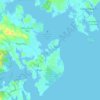 Topografische kaart Mayo, hoogte, reliëf