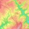 Topografische kaart Hasborn, hoogte, reliëf