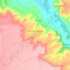 Topografische kaart Fuentemolinos, hoogte, reliëf