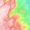 Topografische kaart Mulmur, hoogte, reliëf