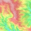 Topografische kaart 72280, hoogte, reliëf