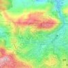 Topografische kaart Pinget, hoogte, reliëf