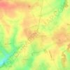 Topografische kaart Ruisseauville, hoogte, reliëf