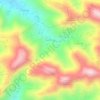 Topografische kaart Sudimoro, hoogte, reliëf