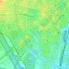 Topografische kaart Safranar, hoogte, reliëf