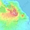 Topografische kaart Mecayapan, hoogte, reliëf