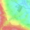Topografische kaart Räbke, hoogte, reliëf