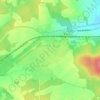 Topografische kaart Valdieu-Lutran, hoogte, reliëf