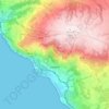 Topografische kaart Joppolo, hoogte, reliëf