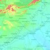 Topografische kaart Jaggampeta, hoogte, reliëf