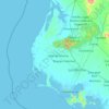Topografische kaart Ahome, hoogte, reliëf