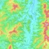 Topografische kaart Mohyeon, hoogte, reliëf