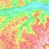 Topografische kaart Triftern, hoogte, reliëf