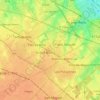 Topografische kaart Partido de Malvinas Argentinas, hoogte, reliëf
