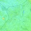 Topografische kaart Veghel, hoogte, reliëf