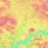 Topografische kaart 46320, hoogte, reliëf