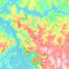 Topografische kaart Timburi, hoogte, reliëf