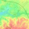 Topografische kaart Garbów, hoogte, reliëf