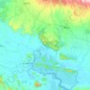 Topografische kaart Pijije, hoogte, reliëf