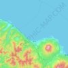 Topografische kaart Mori, hoogte, reliëf