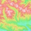 Topografische kaart Gaal, hoogte, reliëf