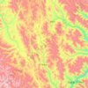 Topografische kaart 字呷乡, hoogte, reliëf