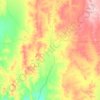 Topografische kaart Quilpie, hoogte, reliëf