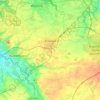 Topografische kaart Erkelenz, hoogte, reliëf