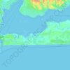 Topografische kaart Eti Osa, hoogte, reliëf