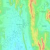 Topografische kaart Porumamilla, hoogte, reliëf