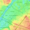 Topografische kaart 75015, hoogte, reliëf