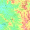 Topografische kaart Andiroba, hoogte, reliëf