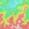Topografische kaart Donamaria, hoogte, reliëf
