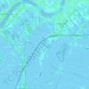 Topografische kaart Lexmond, hoogte, reliëf