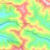 Topografische kaart Prignano Cilento, hoogte, reliëf