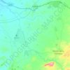 Topografische kaart Arahal, hoogte, reliëf